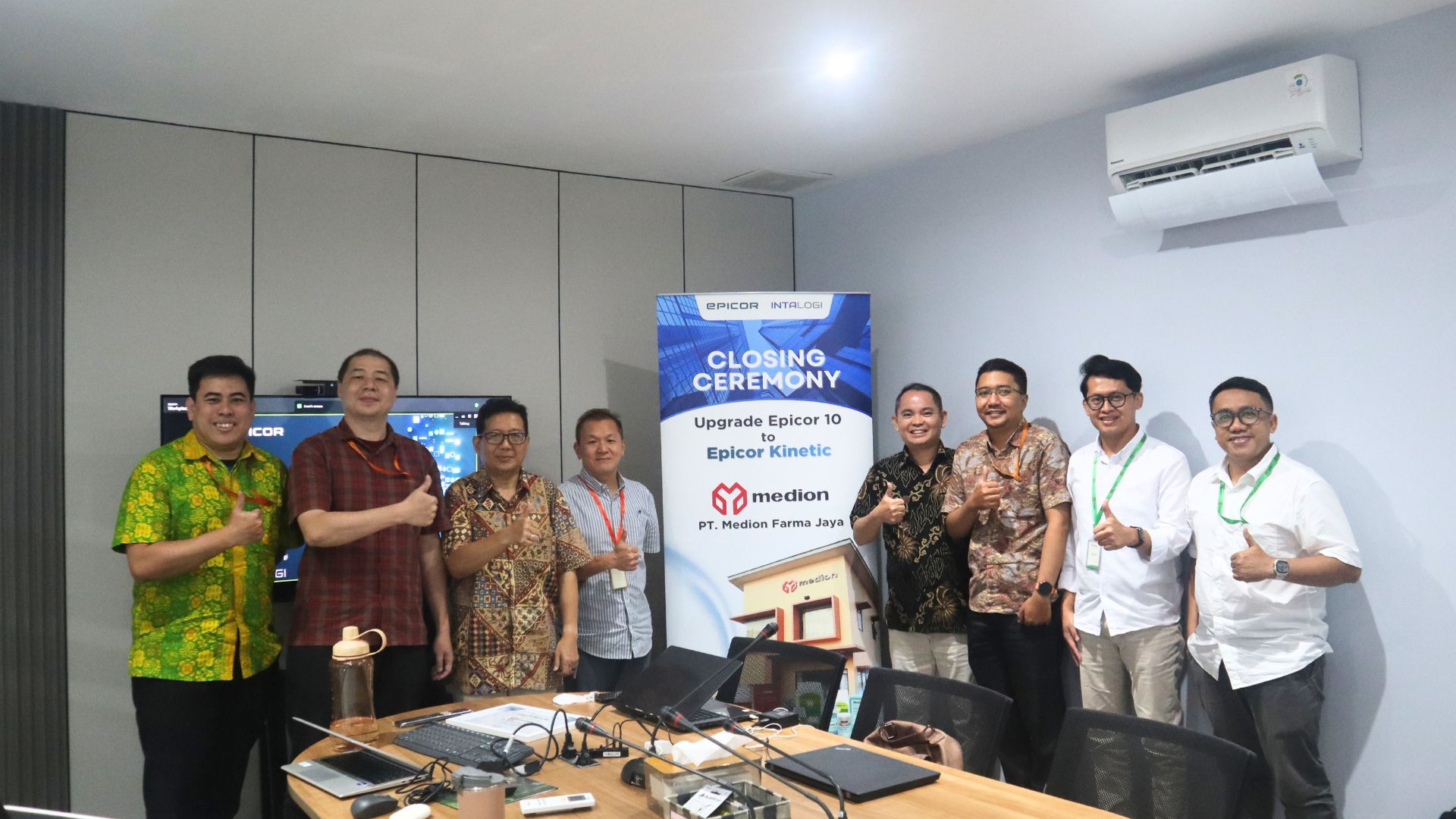 PT Medion Farma Jaya Sukses Lakukan Upgrade Sistem Epicor 10 ke Epicor Kinetic Bersama INTALOGI